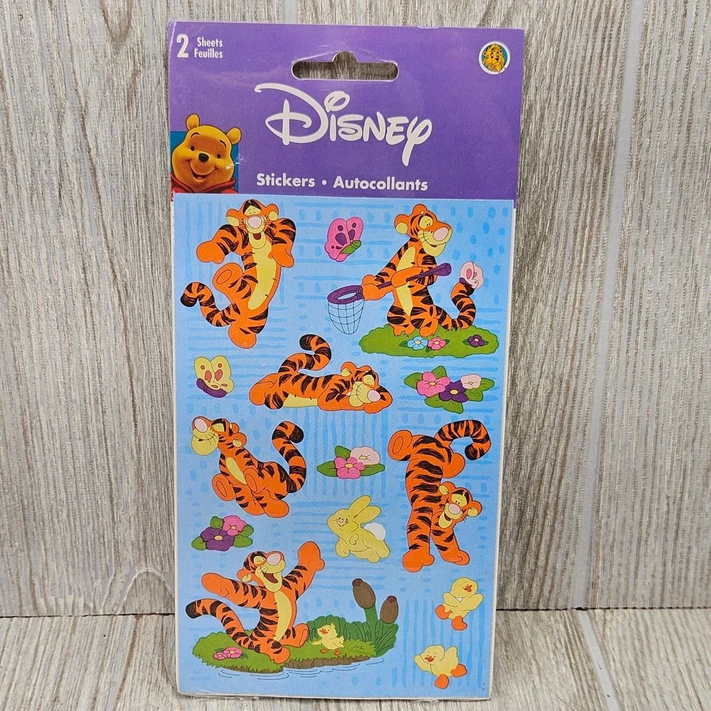 Vintage Sandylion Disney Tigger Stickers 2 Sheets Winnie the Pooh PDTG1 New